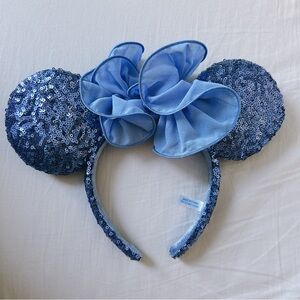 Tokyo Disney Resorts Minnie Ears - Lavender blue sequins